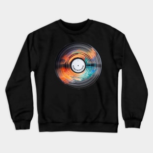 Groovin Record Album Crewneck Sweatshirt